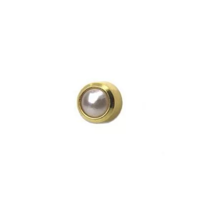 Пусети STUDEX Ear Piercing Перли Gold Besel M 2 мм на www.solingercity.com