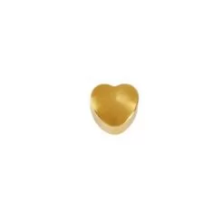 Фото Пусеты STUDEX Ear Piercing Сердце Gold M 2 мм - 1