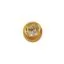 Пусеты STUDEX Ear Piercing Апрель Хрусталь Gold Bezel R 3 мм