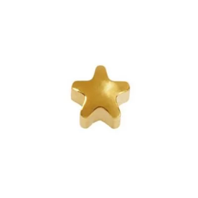 Сервисное обслуживание Пусеты STUDEX Ear Piercing Звезда Gold R 3 мм