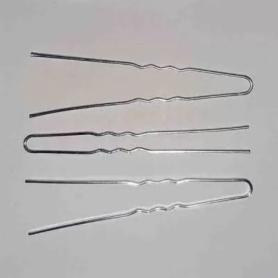 Фотографии Шпильки для волос BOHEMA Hair Stick Pin Wave Chrome серебро 6,5 см 500 гр.