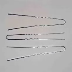 Фото Шпильки для волосся BOHEMA Hair Stick Pin Wave Chrome срібло 6,5 см 20 гр. - 1