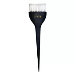 Фото Кисть для покраски волос SALON Tint Brush Comb Standart Черная/Белая - 1