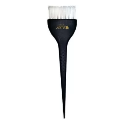 Фотографії Пензель для фарбування волосся SALON Tint Brush Comb Standart Чорний/Білий