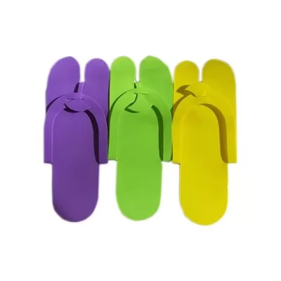 Тапочки одноразові ETTO Disposable Slippers Eva жовті на www.solingercity.com
