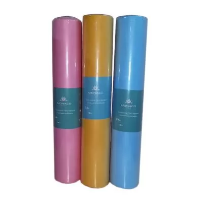 Фотографии Простыни одноразовые MONACO STYLE Disposable Bedsheets спанбонд 0,6м х 100п.м. голубые