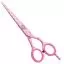 Ножиці для стрижки прямі JAGUAR White Line JaguART Pretty Pink 5.0 дюймів