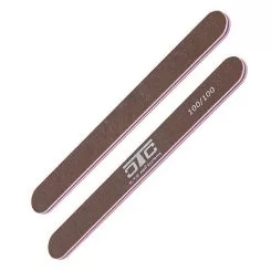 Фото Пилка для нігтів C.T.C Nail File рівна коричнева 100/100 - 1