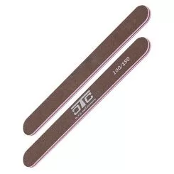 Фото Пилка для нігтів C.T.C Nail File рівна коричнева 100/150 - 1