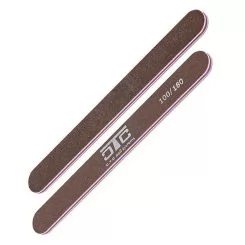 Фото Пилка для нігтів C.T.C Nail File рівна коричнева 100/180 - 1