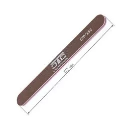 Фото Пилка для ногтей C.T.C Nail File ровная коричневая 150/150 - 1