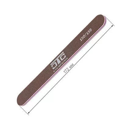 Сервісне обслуговування Пилка для нігтів C.T.C Nail File рівна коричнева 150/150