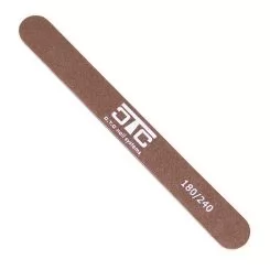 Фото Пилка для нігтів C.T.C Nail File рівна коричнева 180/240 - 1