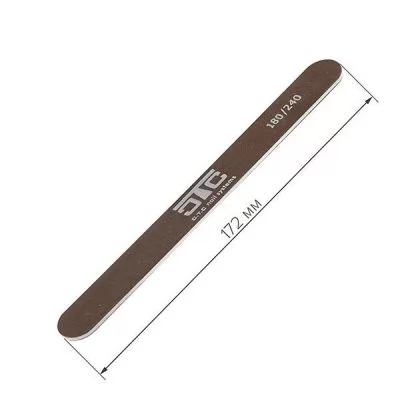 Фотографии Пилка для ногтей C.T.C Nail File ровная, средняя коричневая 180/240