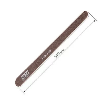 Фотографии Пилка для ногтей C.T.C Nail File ровная, маленькая коричневая 100/100