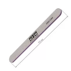 Фото Пилка для нігтів C.T.C Nail File рівна, сіра 100/180 - 1