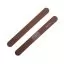 Пилка для ногтей C.T.C Nail File прямая узкая, коричневая дерево 180/240