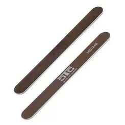 Фото Пилка для ногтей C.T.C Nail File прямая узкая, коричневая пластик 150/240 - 1