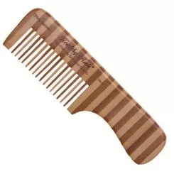 Фото Гребінець-гребінь OLIVIA GARDEN Healthy Hair Comb 3 Bamboo 180 mm - 1