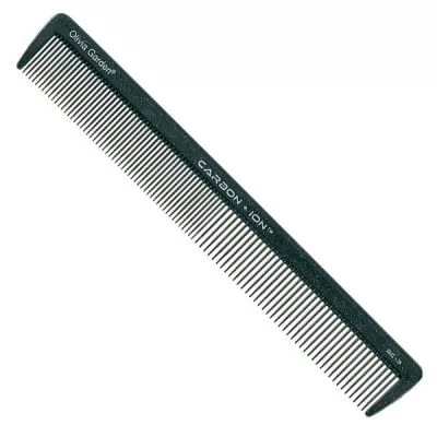 Расческа для стрижки OLIVIA GARDEN Carbon+ Ion Comb SC-3 Black 195 mm на www.solingercity.com