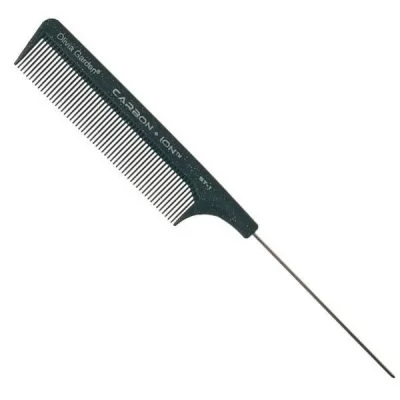 Гребінець для зачісок OLIVIA GARDEN Carbon+ Ion Comb ST-1 Black 200 mm на www.solingercity.com