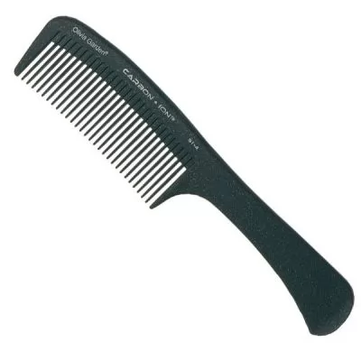 Фотографії Гребінець-гребінь OLIVIA GARDEN Carbon+ Ion Comb ST-4 Black 230 mm