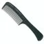 Гребінець-гребінь OLIVIA GARDEN Carbon+ Ion Comb ST-4 Black 230 mm