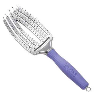 Сервісне обслуговування Щітка для укладки OLIVIA GARDEN Finger Brush Medium Silver/Lilac