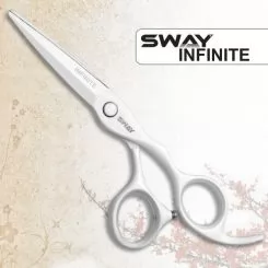 Фото Ножиці для стрижки прямі SWAY INFINITE White 5.5 дюймів - 1