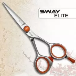 Фото Ножиці для стрижки прямі SWAY ELITE Rubber 5.0 дюймів - 1