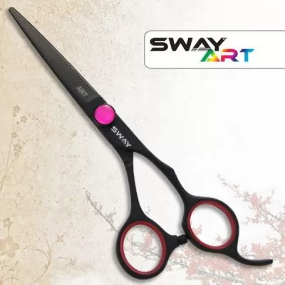Фотографії Ножиці для стрижки прямі SWAY ART Neon Pink 5.0 дюймів