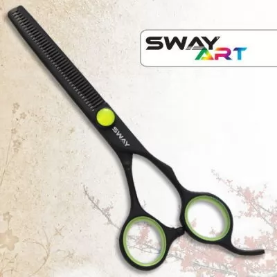 Характеристики товара Ножницы для стрижки филировочные SWAY ART Neon Green 40 6.0 дюйма