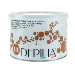 Фото Воск для депиляции DEPILIA Depilatory Wax #1.11 шоколад 400 мл - 1