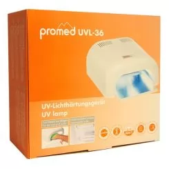 Фото Лампа для сушки гель-лака PROMED UV Lamp UVL-036 36 Вт белая - 4