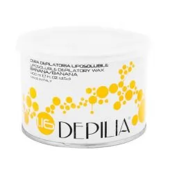 Фото Воск для депиляции DEPILIA Depilatory Wax #1.16 банан 400 мл - 1