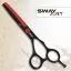Ножницы для стрижки филировочные SWAY ART Black/Red 36 5.5 дюйма