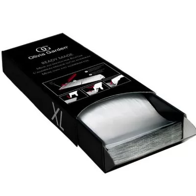 Фотографії Фольга в смужках OLIVIA GARDEN Ready Made foils Dispenser XL 12x32 см 300 шт.