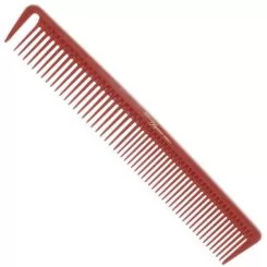 Фото Расческа для стрижки HERCULES Carbon Tooth Comb Red 185 mm - 1