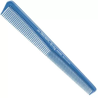 Характеристики товару Гребінець для стрижки TRIUMPH Bevel Comb Blue 170 mm