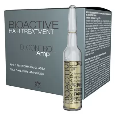 Фотографії Засіб проти жирної лупи в ампулах FARMAGAN Bioactive HT D-Control AMP Oily Dandruff 1x7,5 мл