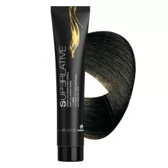 Фото Крем-краска для волос FARMAGAN Superlative 4.1 Пепельно-Каштановый Аммиачная 100 мл - 1