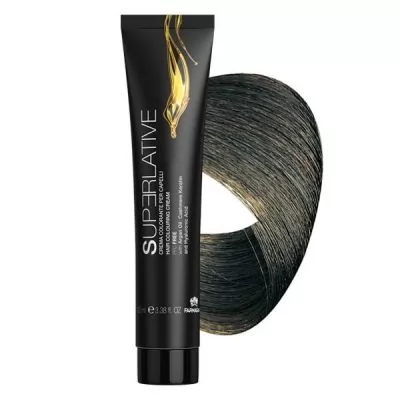 Сервісне обслуговування Крем-фарба для волосся FARMAGAN Superlative 5.1 Світло-Каштановий Попільний Аміачна 100 мл