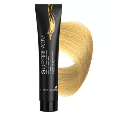 Сервісне обслуговування Крем-фарба для волосся FARMAGAN Superlative 10.3 Світлий Блонд Золотисто-Платиновий Аміачна 100 мл