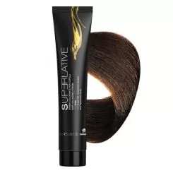 Фото Крем-краска для волос FARMAGAN Superlative 5.3 Золотисто-Коричневый Аммиачная 100 мл - 1