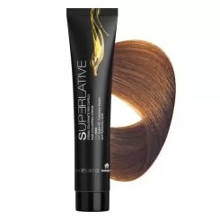 Фото Крем-краска для волос FARMAGAN Superlative 7.3 Светло-Золотистый Аммиачная 100 мл - 1