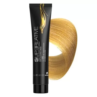 Фотографії Крем-фарба для волосся FARMAGAN Superlative 9.3 Дуже Світло-Золотистий Блонд Аміачна 100 мл