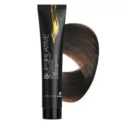 Фото Крем-краска для волос FARMAGAN Superlative 5.2 Светло-Каштановый Ирис Аммиачная 100 мл - 1