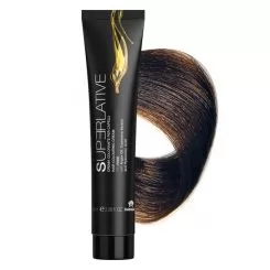Фото Крем-краска для волос FARMAGAN Superlative 5 Светло-Коричневый Аммиачная 100 мл - 1
