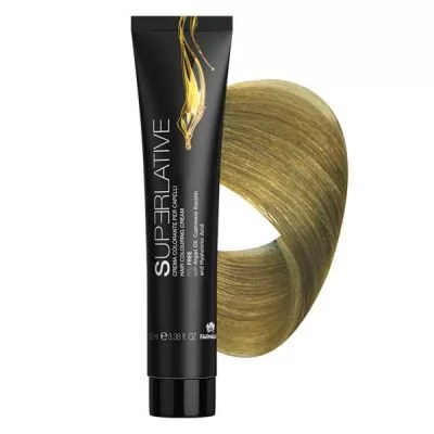 Характеристики товару Крем-фарба для волосся FARMAGAN Superlative 10.01 Натуральний Світлий Платиновий Блонд Холодний Аміачна 100 мл