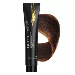 Фото Крем-краска для волос FARMAGAN Superlative 7.32 Блонд Ирисово-Золотистый Аммиачная 100 мл - 1